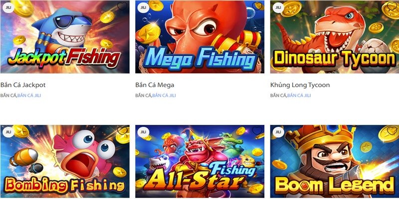 Đa dạng game bắn cá với tính năng hấp dẫn