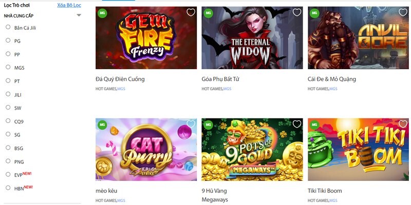 Chủ đề game slot đa dạng và hấp dẫn