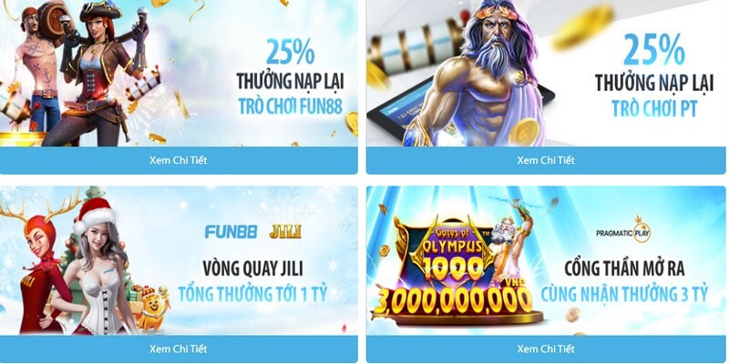 Nhận khuyến mãi hấp dẫn khi tham gia slot Fun88