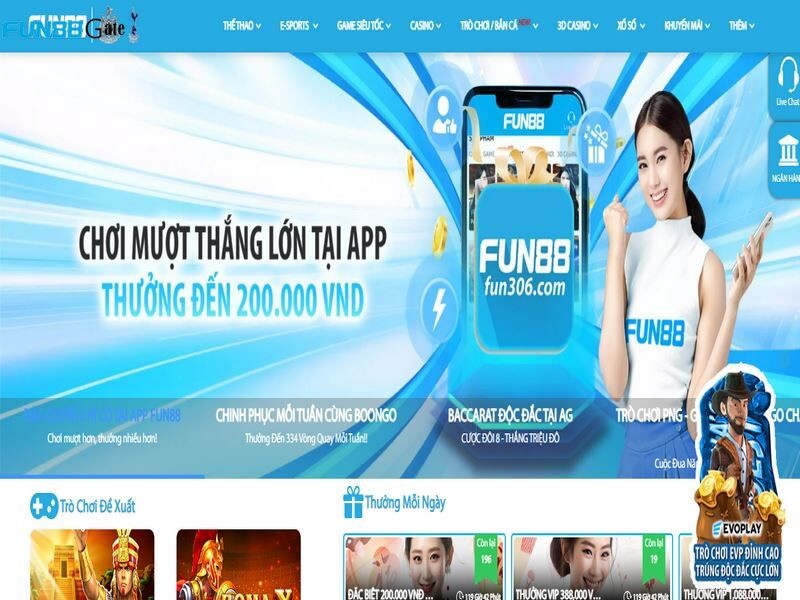 Cách tham gia cá cược tại Fun88 thông qua Fun88 BK