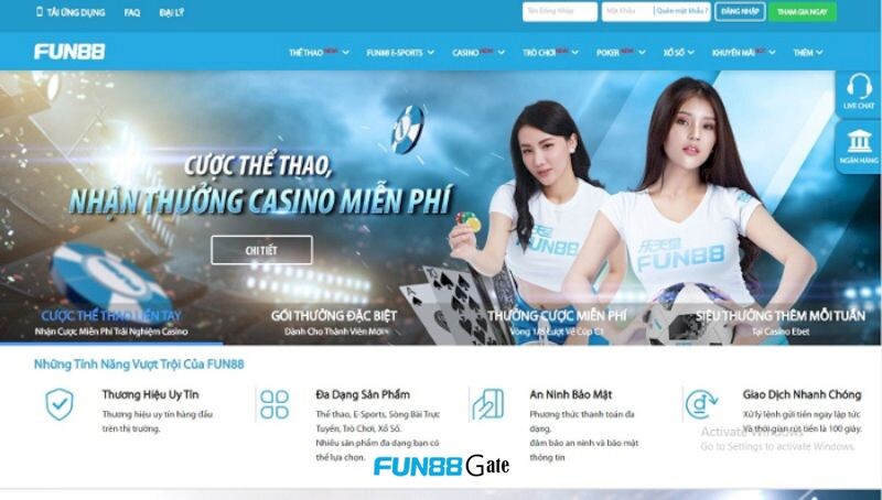 Fun88 - Nhà cái chất lượng nhất thị trường hiện nay