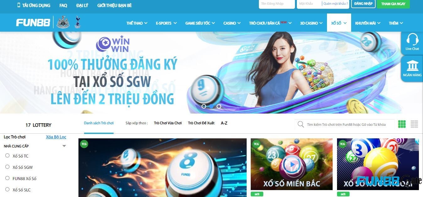 Khám phá sức hấp dẫn của Fun88 mba qua các kèo cược